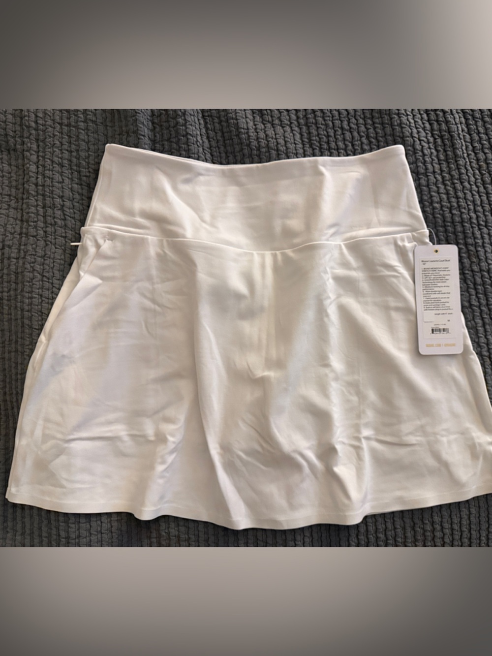 RHONE White Course to Court Skort